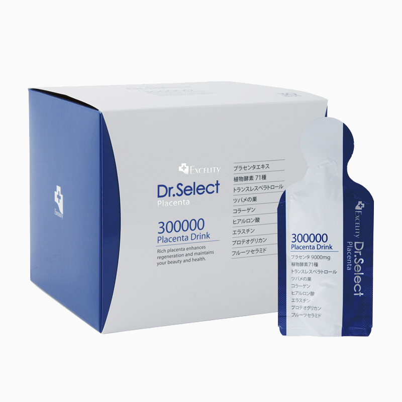EXCELITY Dr.Select 300000プラセンタドリンク 450gスマートパック（15g×30包）